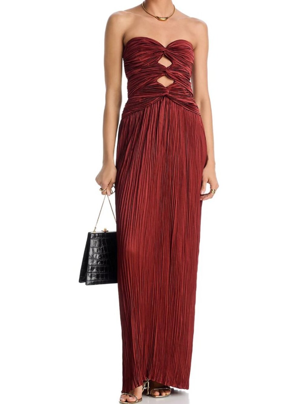 A.L.C. Brynn Cut Out Strapless Gown - Picture 2 of 5